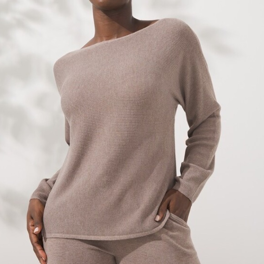 Soma NWT eco-yarn ribbed pullover